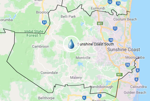 Maroochy Water Tank Cleaning service area map
