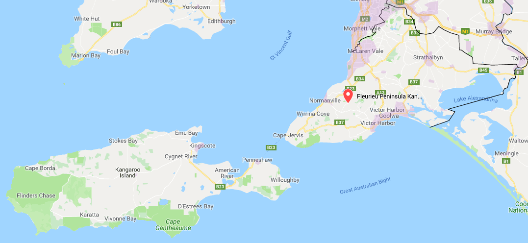 Fleurieu Peninsula Kangaroo Is Water Tank Cleaning service area map